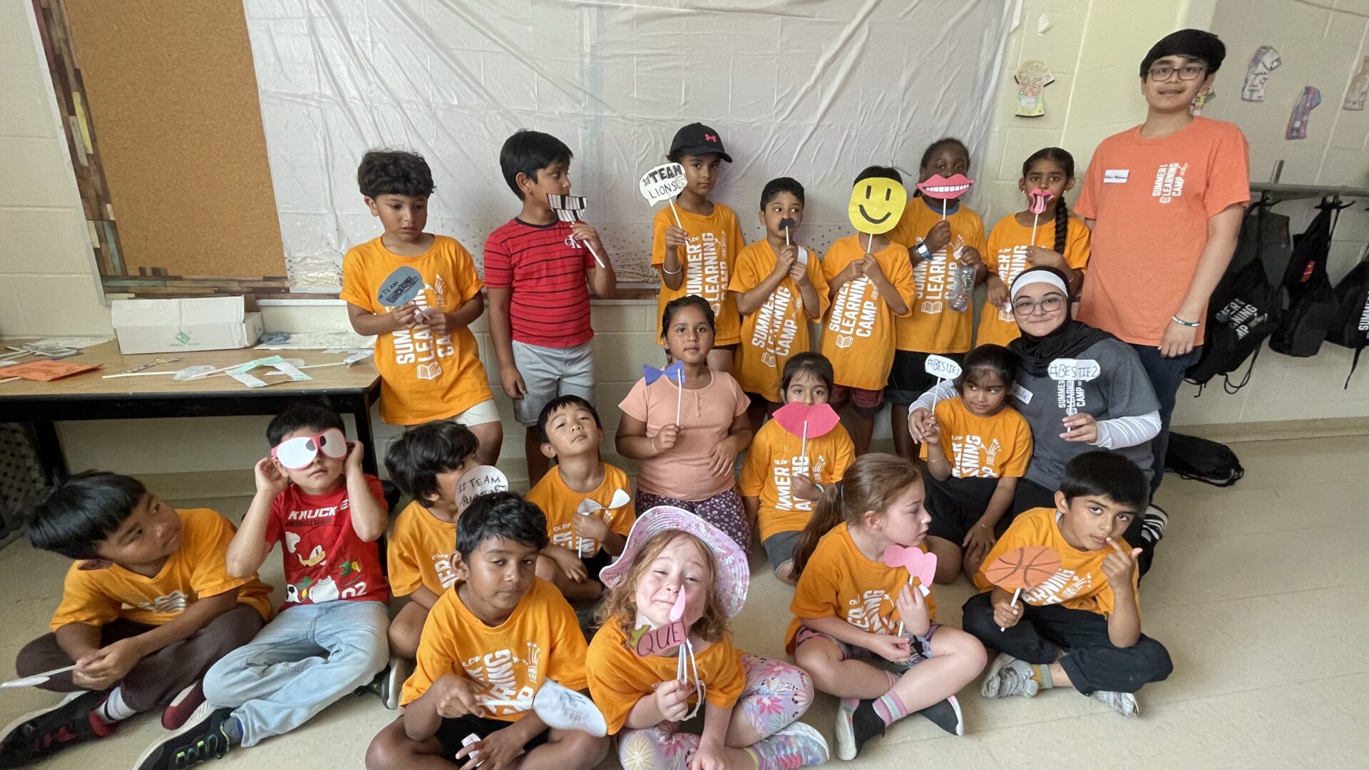 Summer camp moment